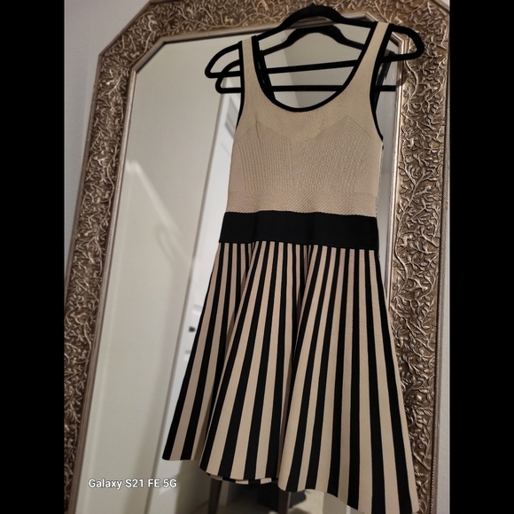 Guess Dresses & Skirts - Guess Black and Tan Ribbed Apparel